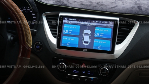 Màn hình DVD Oled C2 New Hyundai Accent 2017 - 2020 tích hợp camera lùi